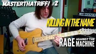 Killing In The Name by Rage Against That Machine  Riff Guitar Lesson wTAB  MasterThatRiff 2 [upl. by Selma]