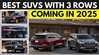 Best 3Row SUVs of 2025 – Top 10 Picks for Spacious and Stylish Family Travel  You Must Know About [upl. by Ave]