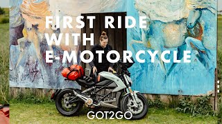 FIRST RIDE WITH ELECTRIC MOTORCYCLE  REVIEW ZERO MOTORCYCLES SRF [upl. by Bianca]