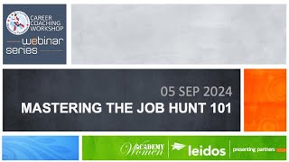 Mastering the Job Hunt 101 by Leidos [upl. by Nelra]