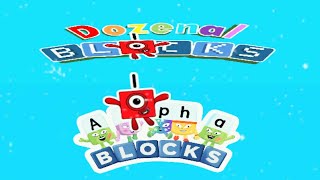 Alphablocks and DozenalBlocks Intro Backwards 2022  Theme Song [upl. by Azaleah]