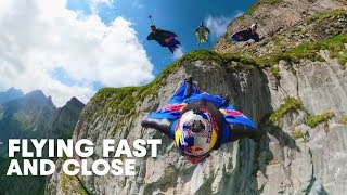 Wingsuit Flying Formation in quotThe Crackquot  Miles Above 30 [upl. by Stoeber]