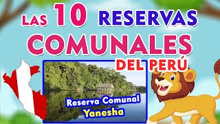 Las 10 Reservas Comunales Del Perú I ÁREAS PROTEGIDAS DEL PERÚ I 16 RESERVAS COMUNALES DEL PERÚ [upl. by Otila]