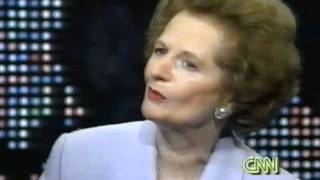 Margaret Thatcher quotLarry King Livequot 1995 1 [upl. by Olegnalehcim]