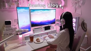 Game Vlog🎮  궁금했던 신작게임을 플레이해보는 일상🤍 게임과 덕질로 멘탈 치유하기❤️‍🩹 테무깡📦  명조워더링 웨이브 시티즈 스카이라인2 플레이✨ [upl. by Euqinomod]