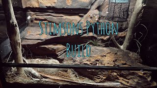 Stimsons Python Enclosure Build [upl. by Keeton945]