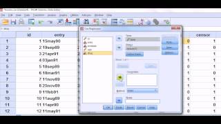 SPSS nominal explanatory variable in the Cox proportional hazard model [upl. by Eydie]