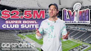 What 25M Gets You at Super Bowl LVIII  All Access  GQ Sports [upl. by Rowney342]