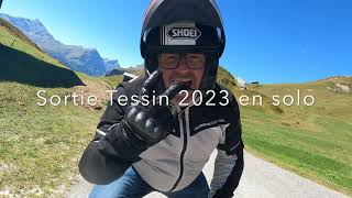 Sortie Tessin 2023 en solo en Multistrada V4 Pikes Peak [upl. by Nolubez]