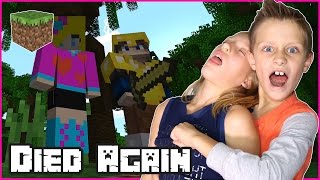 I Died Again  Minecraft Survival mini games with RonaldOMG [upl. by Allemac995]