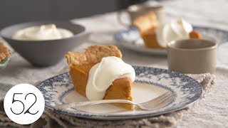 Meta Givens Pumpkin Pie  Genius Recipes [upl. by Sirrap206]