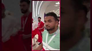 Coupe du monde 2022  Belgique 02 Maroc  La joie des fans marocains dans le métro de Doha [upl. by Ymmor863]