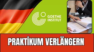 Praktikum verlängern  Goethe B2 Schreiben Teil 2  Brief schreiben Prüfungsvorbereitung [upl. by Akeemaj]