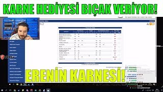 KANSEREN KARNESİNİ GÖSTERİYOR UNLOST ERENE KARNE HEDİYESİ VERİYOR [upl. by Moya650]