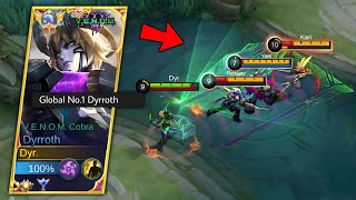 WTF DAMAGE NEW BEST 1 HIT BUILD DYRROTH 2023 [upl. by Nydnarb]