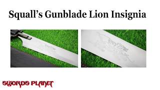 Squalls Gunblade Lion Insignia  Final Fantasy  Swords Planet [upl. by Gilletta429]