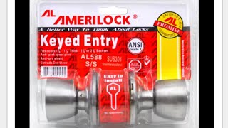 Amerilock DIY Door Knob Installation Paano magkabit ng door knob sa pintuan [upl. by Calle]