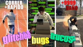 10 Bugs TRUCOS TIPS de GTA 5 ONLINE Que tienes que conocer [upl. by Nonnahsal]