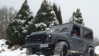 rc land rover defender 90 kahn slow motion [upl. by Einyaj]