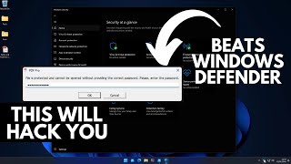 Malware beats Windows Defender How you get hacked [upl. by Elleron]