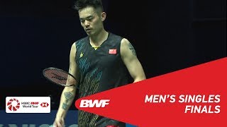 F  MS  CHEN Long CHN 4 vs LIN Dan CHN  BWF 2019 [upl. by Drarrej]