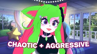 Scottish VTuber Roughs You Up Chaotic  Aggressive  The First Podcast 196 w illythekitty [upl. by Catto684]