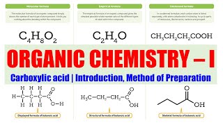 42 Carboxylic Acid Introduction Method of Preparation  Organic Chemistry 01  BPharm 2nd sem [upl. by Moser]