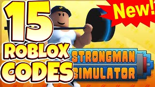 Strongman Simulator Roblox 15 SECRET CODES ALL WORKING CODES [upl. by Aura827]