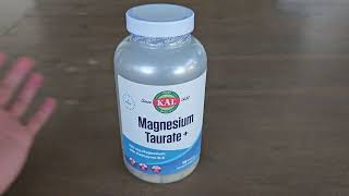 HONEST review of the KAL Magnesium Taurate [upl. by Danais]