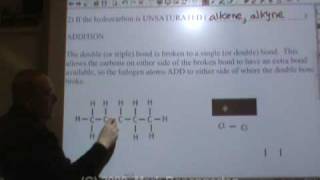 Chemistry Tutorial 132b Addition And Substitution Reactions [upl. by Lubin]