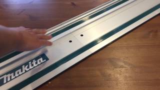 How to Connect 2 55quot Makita Track Saw Rails [upl. by Rosana638]