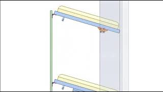 Folding bunk bed [upl. by Ellehcim]