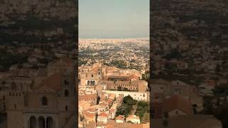 Cathedral Monreale Palermo Sicily Italy Overlooking the city and the sea [upl. by Acinoda]