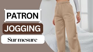 PATRON PANTALON FEMME  LE JOGGING FEMME TUTORIEL COUTURE POUR DÉBUTANTES PRETTY IRO [upl. by Beora203]