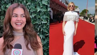 JANINE GUTIEEREZ SOBRANG NAMANGHA SA SOBRANG LAKI NG RED CARPET SA FILM FESTIVAL SA VENICE [upl. by Niuqauj]