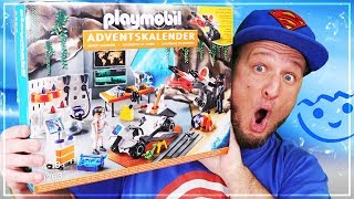 Playmobil ADVENTSKALENDER 9263 Spy Team Werkstatt Kalender Unboxing [upl. by Anrym873]