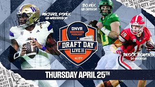 2024 NFL Draft Day 1 Live  DNVR Broncos Podcast [upl. by Norris21]