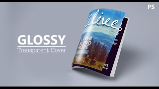 Glossy Transparent Cover  Adobe Photoshop [upl. by Attirb707]