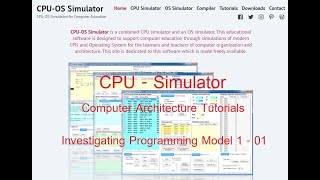 CPU Simulator  EP 01  1 [upl. by Rolandson694]