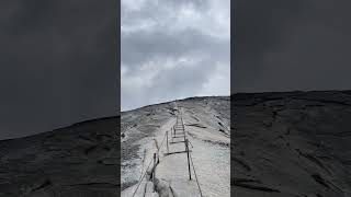 Half dome cables dreamdocometrue experienceofalifetime [upl. by Yrahca968]