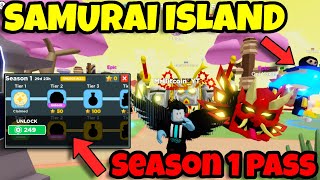 Clicker Simulator Samurai Update and Season 1 Pass Roblox [upl. by Dickie]