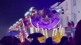 Wells Carnival 2023 in Somerset in England  November 2023 [upl. by Peggie]