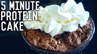 5 Minute Protein Cake  Healthy Low Carb Dessert Recipe [upl. by Lily806]