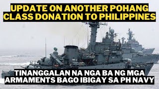 PHILIPPINES 🇵🇭 SHOULD HAVE AT LEAST 4 POHANG CLASS CORVETTE ALREADY UPDATE ON SOUTH KOREA DONATION [upl. by Sicard816]