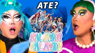 BINI  Salamin Salamin Reaction  Drag Queen Reacts [upl. by Eimac]