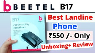 Beetel B17 Corded Landline Phone  Unboxing Or Review  Beetel Landline Phone ₹550 Only [upl. by Alli366]