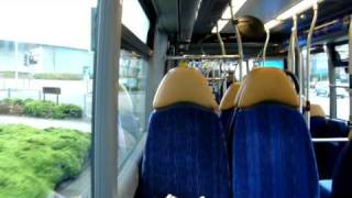 Cardiff Bus baycar Scania OmniCity Articulated Bendy Bus 603 CN06 GDO  6  141209 [upl. by Nilad]