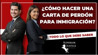 ¿Cómo hacer una CARTA DE PERDÓN DE INMIGRACIÓN🤔 [upl. by Airlee867]