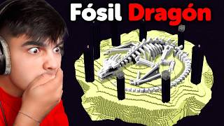 Exploré el Fósil del Dragón del End en Minecraft que es Real [upl. by Isaak]