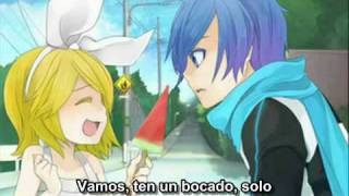 Hermanas Vocaloid Unidas Rin Miku Luka  Onii Yuukai spanish subs mp3 and lyrics VOCALOID [upl. by Mollie810]